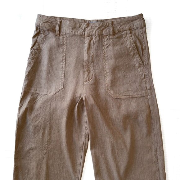 Kut from the Kloth Topaz Linen Wide Leg Pants - Picture 9 of 9